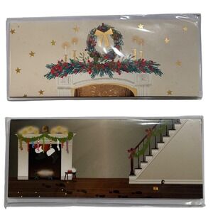 2 Panoramics Pop-Up Card Night‎ Before Christmas Decor Up With Paper